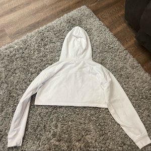 Cropped white Lululemon hoodie size 12 no stains